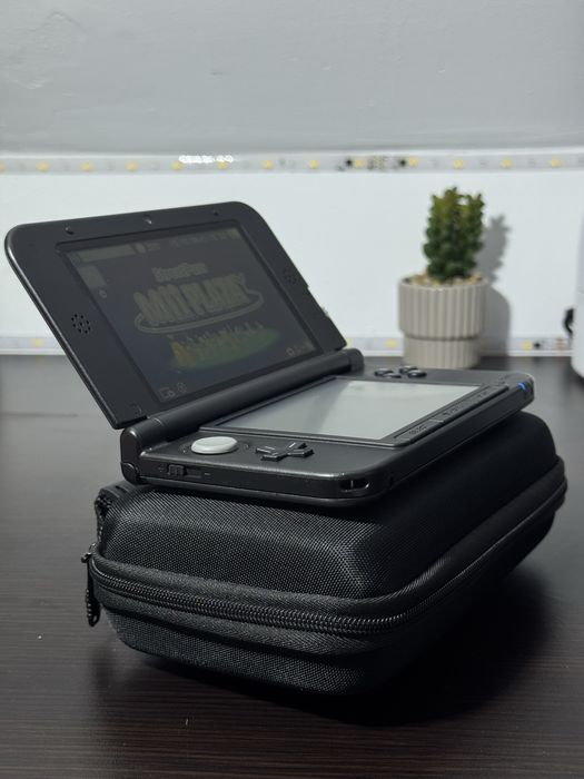 Nintendo 3DS XL Silver/Black | Sprawny | Zestaw z Etui
