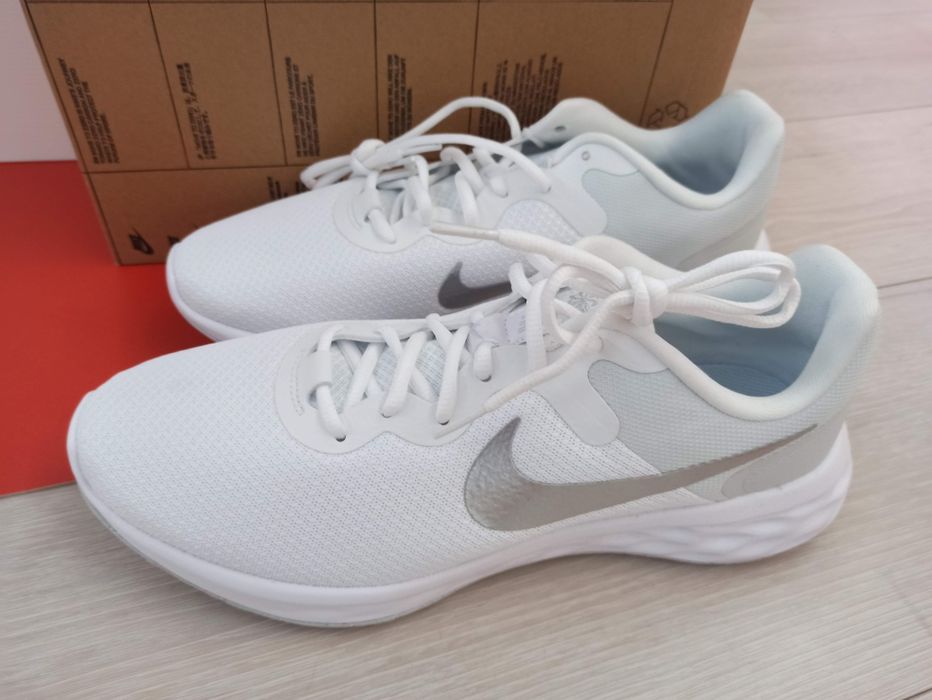 (r. 44,5) Nike Revolution 6 Next Nature DC3729,-101 - białe