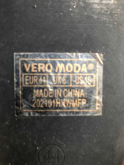 Vero Moda Sandały Damskie - Czarne - Rozmiar 41