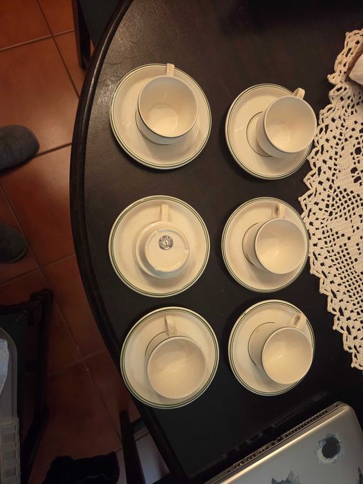 Conjunto cafe em porcelana