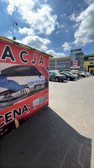 250złNapełnianie Klimatyzacji Samochodowej z Odgrzybianiem Ozonowaniem