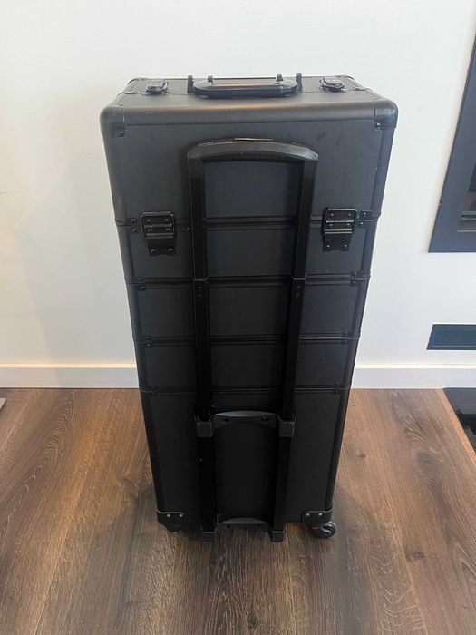 kufer fryzjerski walizka na kółkach wysoka