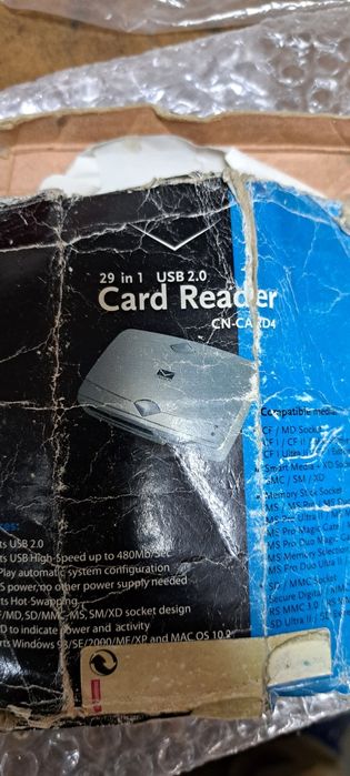 Leitor de Cartões  de Memoria usado