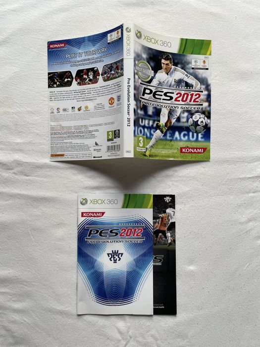 Capa e manual Pro Evolution Soccer 2012 - Xbox 360 [Envio grátis]