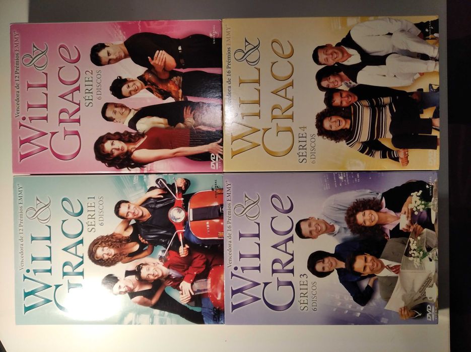 Will & Grace - Séries 1 a 4 (24 discos)