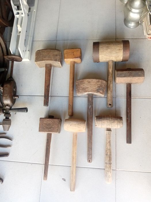 Maços de madeira antigos