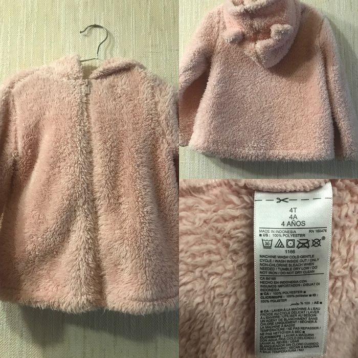 Кофта /флиска на девочку 2, 3, 4 и 5 лет