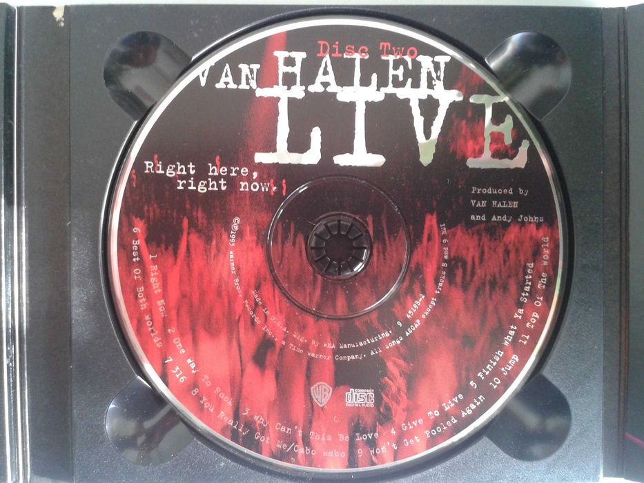 Cd Duplo Van Halem  "Live : Right here, right now" [NEGOCIÁVEL]