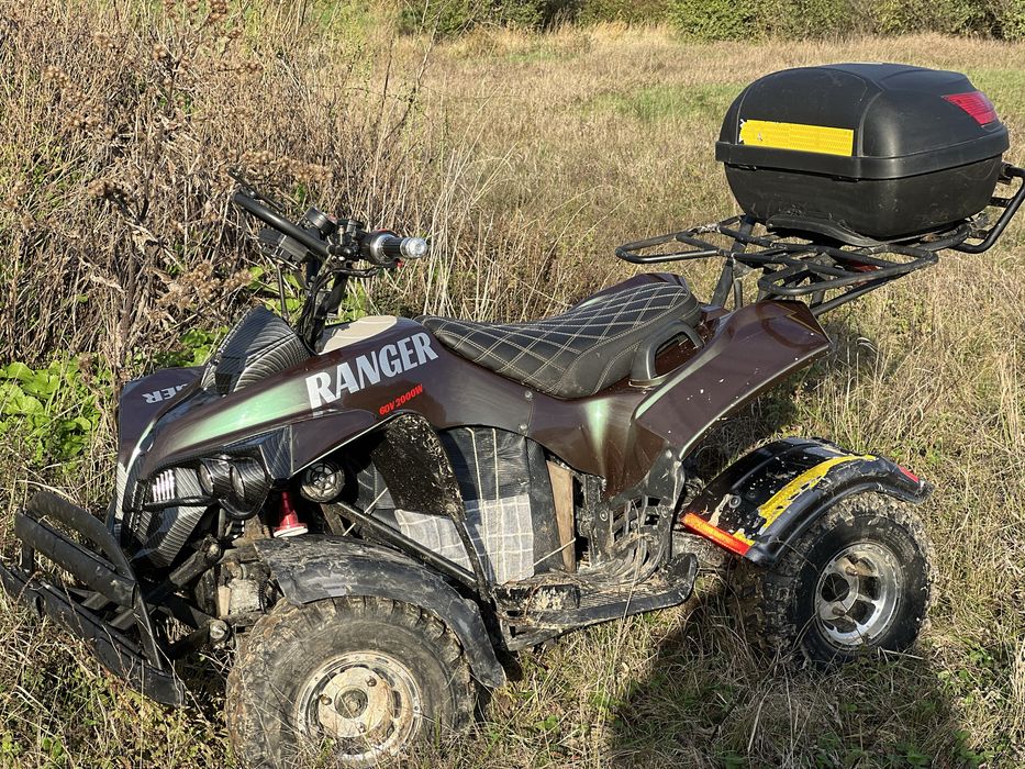 Крутейший Emobili Crafter ranger электро квадроцикл 2.5 квт