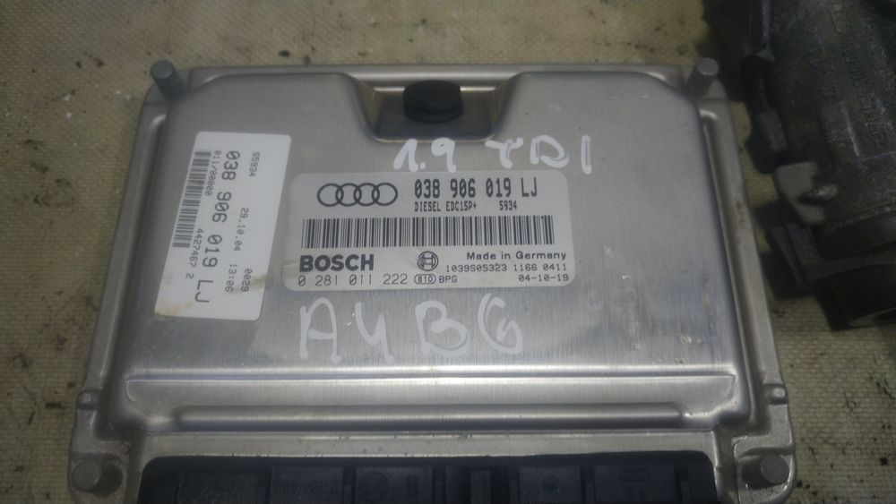 " Audi A4 B6 zestaw startowy stacyjka kluczyk komputer licznik 1.9 Tdi