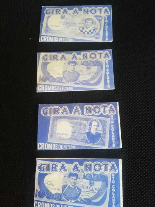 Carteiras fechadas de cromos (ótimo estado)