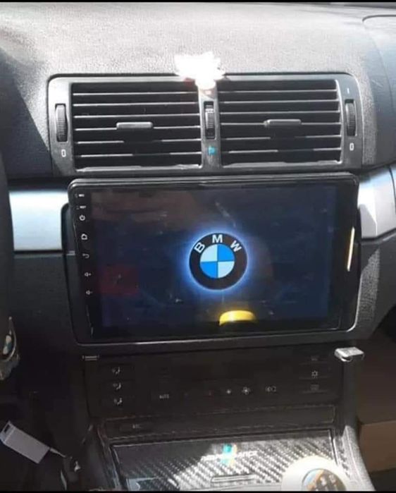 Entregas grátis Zona Grande Porto Rádio Android 14 com GPS BMW E46