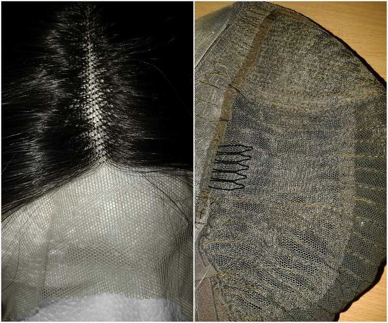 Lace Front peruka na co dzień ombre z odrostem brązowa blond wig fale