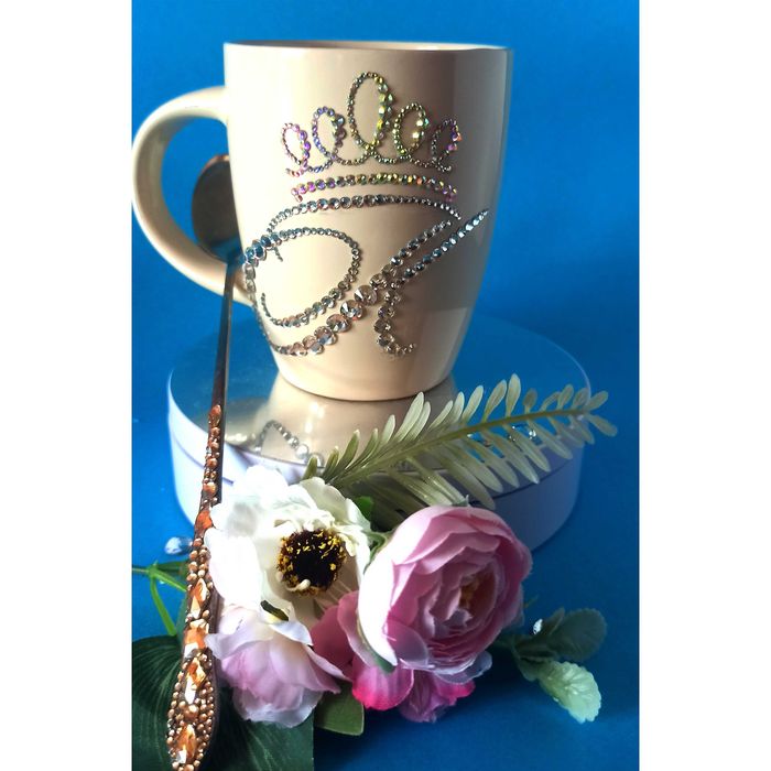 Гарантия. Именная чашка в стразах, імена чашка в стразах на подарунок.