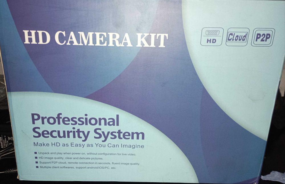 Câmeras de videovigilância Hiseeu AKIT-4AHBB12-P