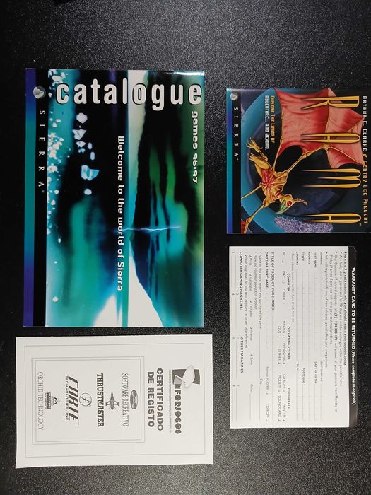 Jogo PC Vintage: Rama: (1996) – Jogo clássico de Aventura 3D - Edição Limitada - Big Box