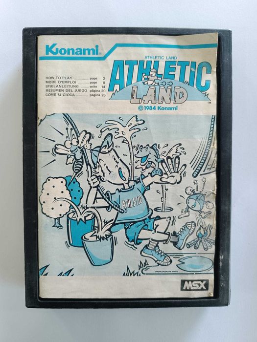 Jogo msx Athletic Land