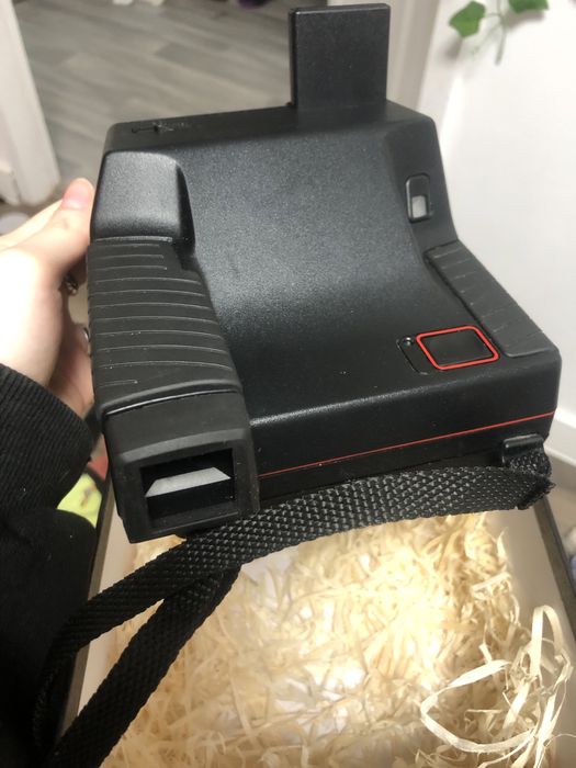 Вінтажний фотоапарат, чорний Polaroid 600 Impulse Portrait
