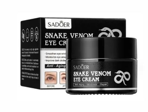 Підтягуючий крем для очей з екстрактом отрути змії Sadoer Anti Aging