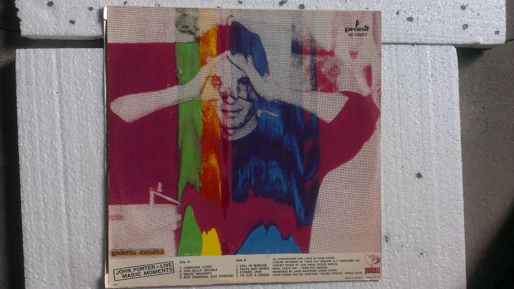 John Porter - Live Magic Moments płyta winylowa, winyl