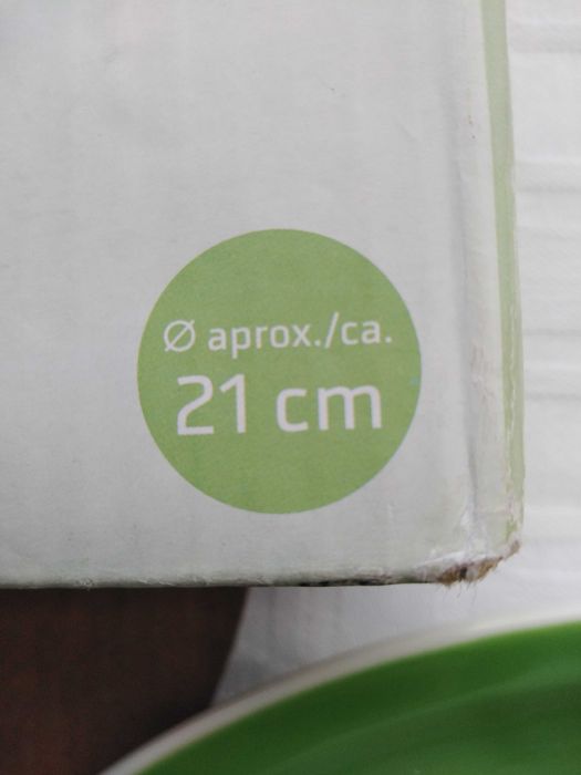 Conjunto de 2 Pratos do Lidl