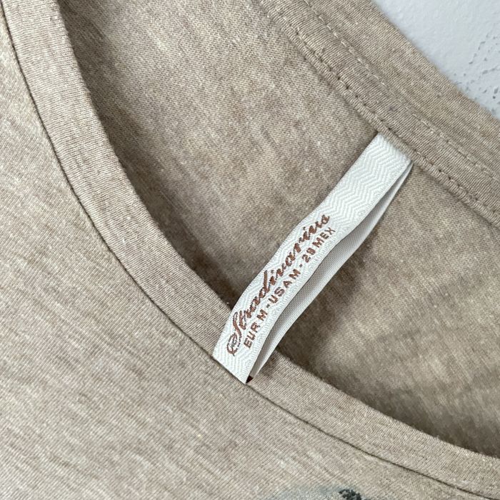 Bluzka Stradivarius beżowa tygrys oversize M / L