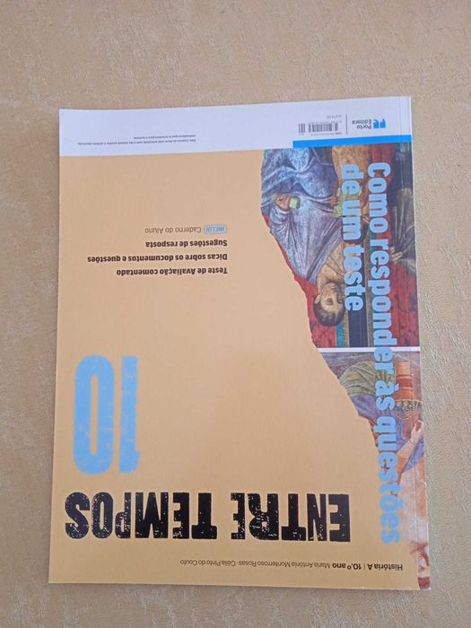 Caderno - Entre Tempos - História A - 10.º ano (NOVO)