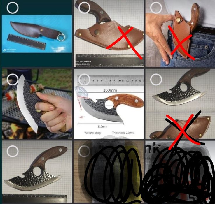 Двойной нож танто 2 комплект кухня