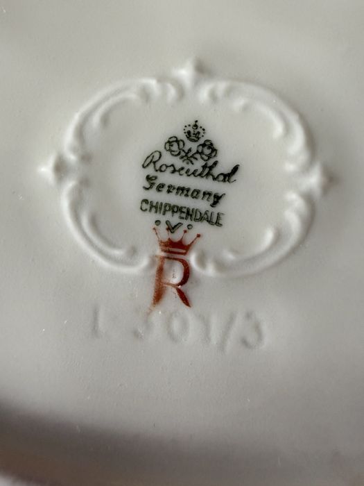 Rosenthal Chippendale paterka ecru