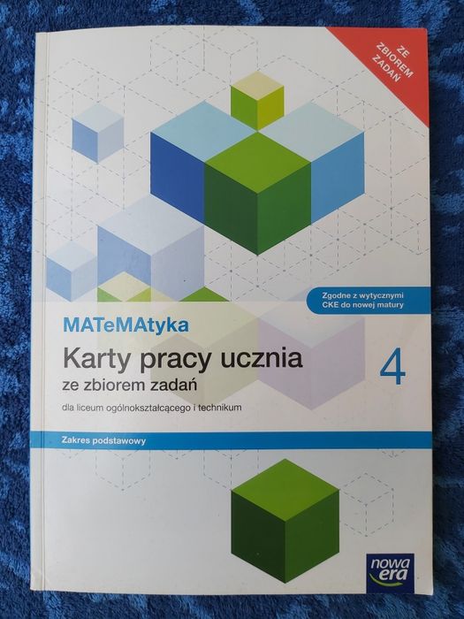 MATeMAtyka 4 Karty pracy ucznia, Zakres podstawowy.