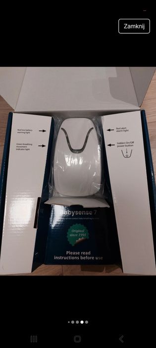 Babysense 7 – monitor oddechu dla niemowląt