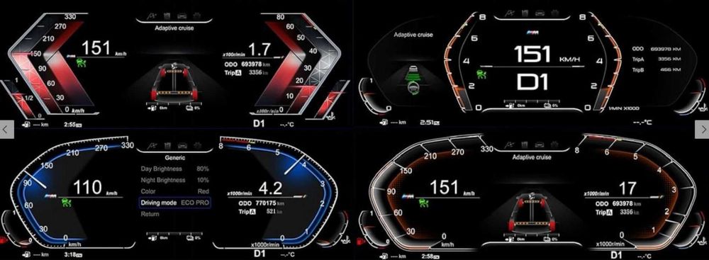 ZEGAR CYFROWY licznik e90 e91 e92 e93
