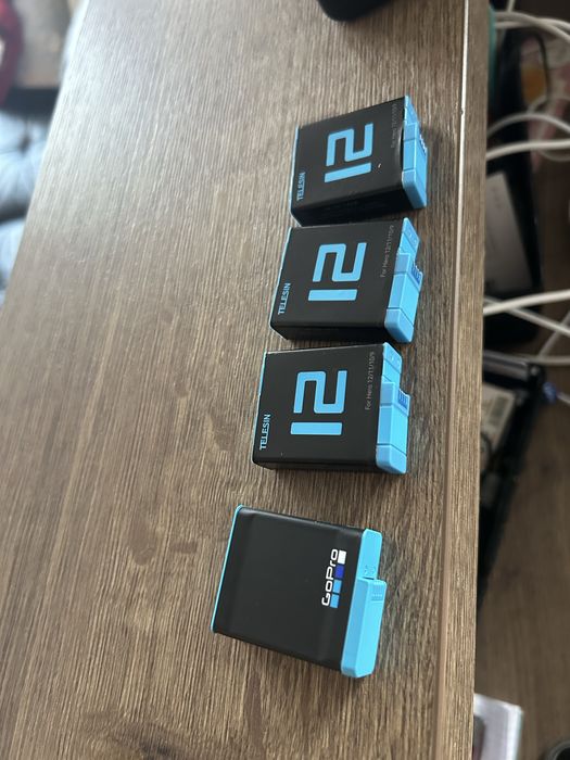 GoPro 10 kamera cztery baterie