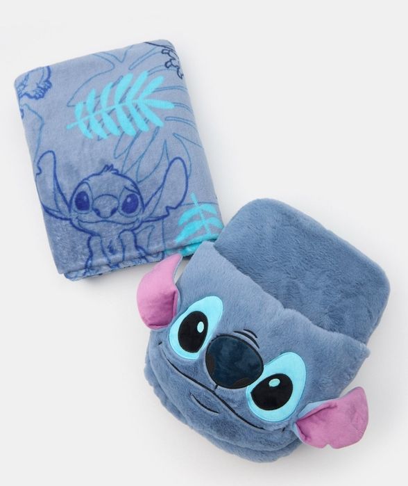 Nowy koc polarowy z ocieplaczem 140*110 Stitch