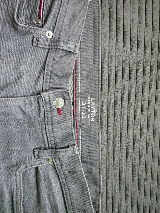 Spodnie męskie Tommy Hilfiger Layton Extra Slim Fit nowe 31/32 szare