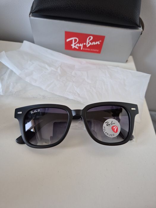 ray-ban meteor classic rb2168 polarized – nowe, komplet, oryginalne