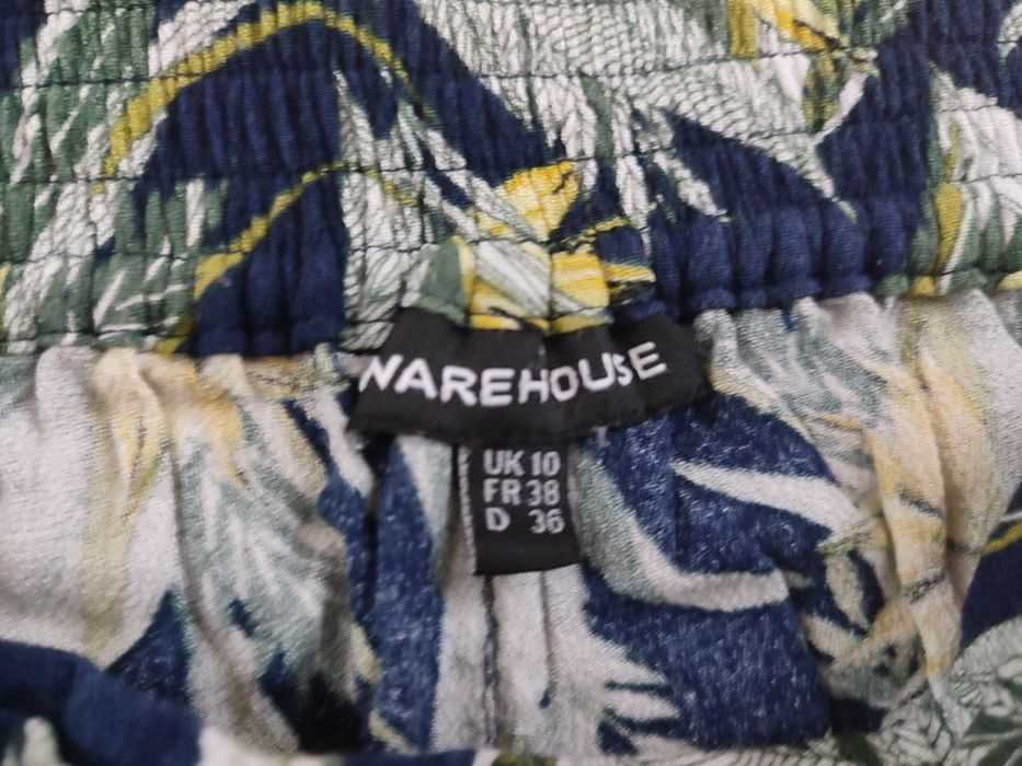 Spodnie długie letnie granatowe we wzory m 38 warehouse
