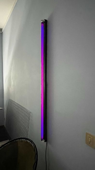 blacklight tube + blue bulb + ...