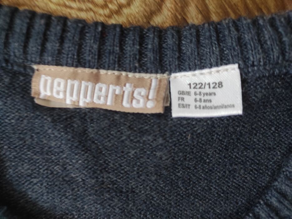 Новорічний светр новогодний свитер мальчик 122/128 6/7р