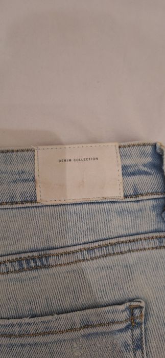 Zara jasne jeansy 36