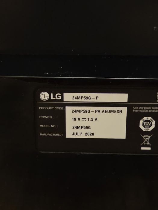 Monitor LG 24MP59G-P 24" IPS Full HD