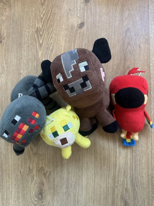 Іграшка майнкрафт набір minecraft мякі іграшки