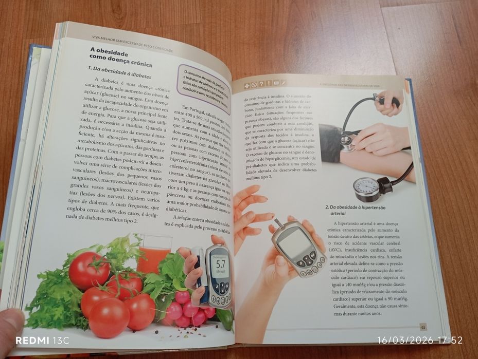 Livro"viva melhor sem excesso de peso e obesidade"