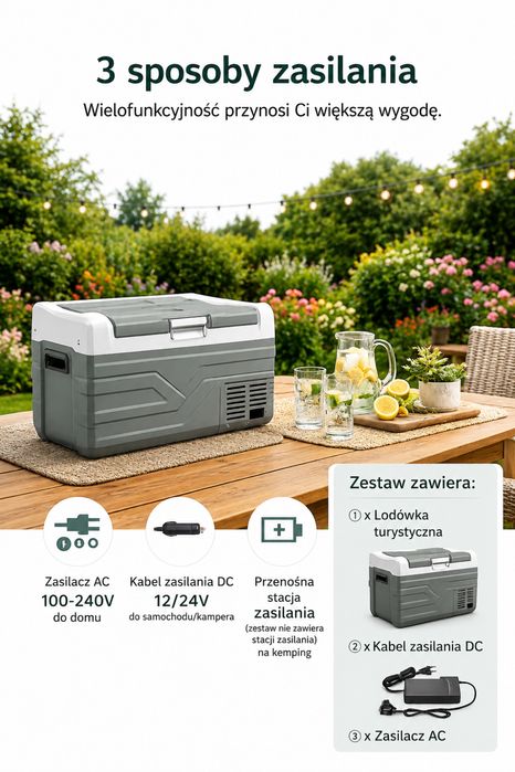 Lodówka kompresorowa Alpicool NL30 -20*C 25L,Bluetooth,turystyczna,samochodowa.