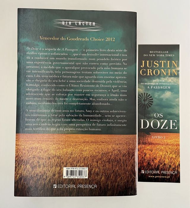 Livro: "Os Doze", de Justin Cronin