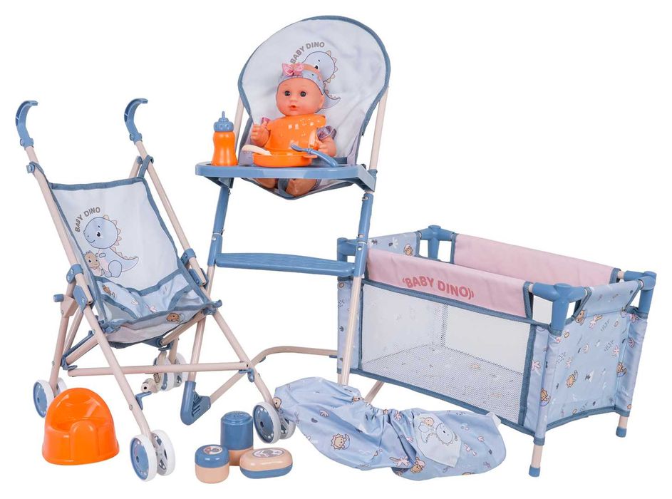 MEGA Zestaw DINUŚ z Lalką + Akcesoria ZDZ.85801