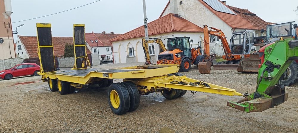 Przyczepa laweta niskopodwozie najazd Muller Mitteltal t30