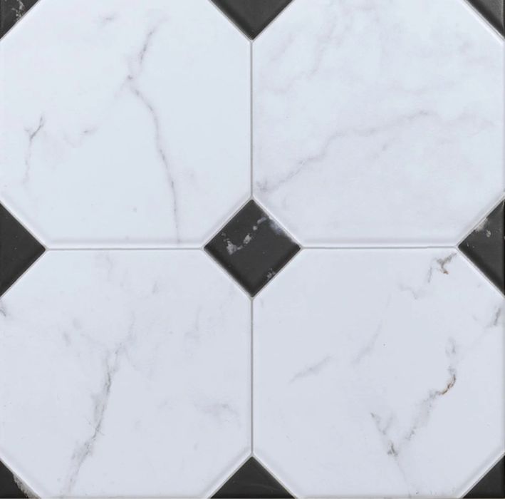 Gres szkliwiony 58x58 hiszpański El Molino Betera Blanco