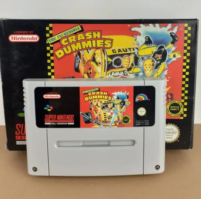 Theo incredible Crash dummies super nintendo