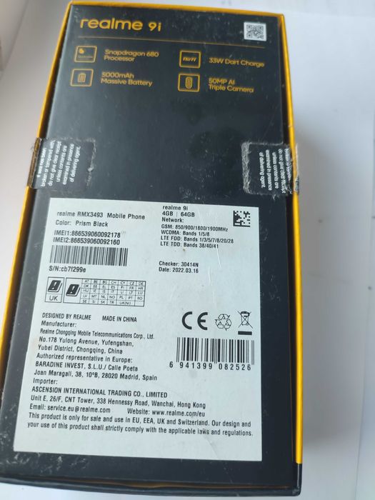 Realme 9i + Szkło hartowane & ETUI PANCERNE SUPER STAN